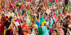 बाजपुर में गुरुद्वारा नानकसर ठाठ समागम में मौजूद संगत