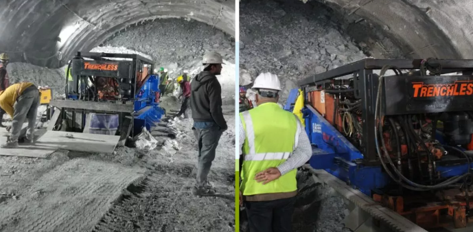 उत्तराकाशी टनल का काम जारी है