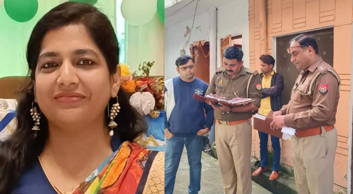गजरौला में फंदे पर लटका मिला सरकारी महिला शिक्षक का शव