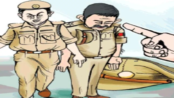 मनमानी करने वाले दो दारोगा समेत तीन पुलिसकर्मी निलंबित।