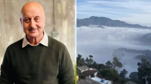 उत्तराखंड की खूबसूरत वादियों में खोए अनुपम खेर