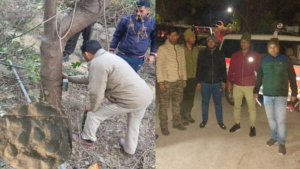 सिंगली गांव में मिले फुटप्रिंट