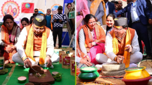 गृह जनपद पिथौरागढ़ में दिखा सीएम धामी का अलग अवतार