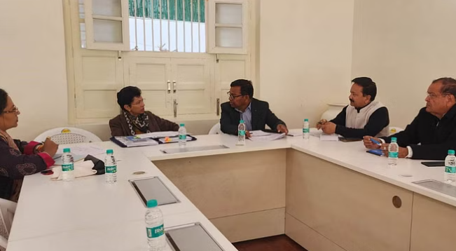 नई दिल्ली में कांग्रेस स्क्रीनिंग कमेटी की बैठक