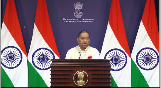 विदेश मंत्रालय ने साप्ताहिक ब्रीफिंग में सर्वदलीय प्रतिनिधिमंडल की रवानगी समेत तमाम मुद्दों पर दी जानकारी