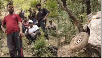 Uttarakhand: गुमता टनोली तोक के पास खाई में गिरी कार, दो लोगों की मौके पर ही मौत