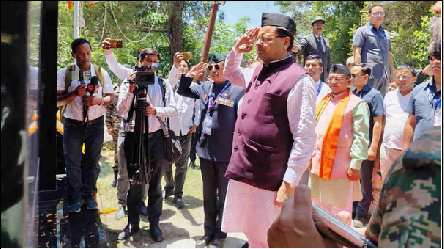 थराली में शौर्य महोत्सव का शुभारंभ: सीएम धामी ने शहीदों को दी श्रद्धांजलि, तिरंगा यात्रा में हुए शामिल