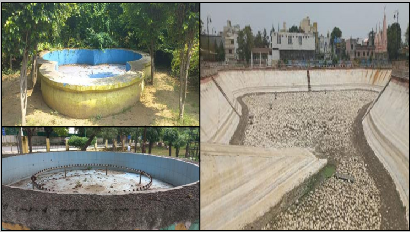 बूंद-बूंद पानी को तरस रहा स्मार्ट सिटी का अमृत सरोवर