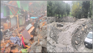 पांच जिलों में भारी बारिश का रेड अलर्ट, भूस्खलन से मकान क्षतिग्रस्त, दंपती की माैत, 470 सड़कें बाधित