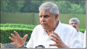 धनखड़ ने कहा- ‘लोकतंत्र निरंतर कटुता के हालात बर्दाश्त नहीं कर सकता’, राजनीतिक तनाव घटाने की अपील