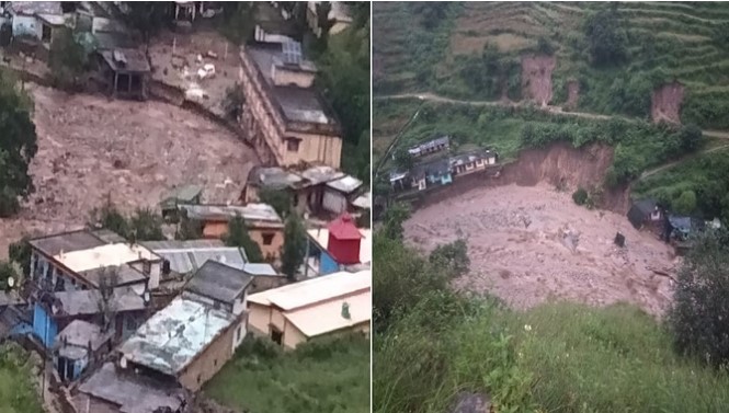Cloudburst in Chamoli: नंदानगर में बादल फटा, 7 लोग लापता, छह मकान ध्वस्त