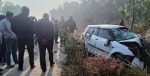 Jharkhand: कार अनियंत्रित होकर डिवाइडर से भिड़ी, 3 लोगों की मौके मौत; 6 घायल