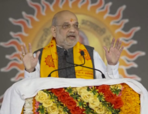 अखंड ज्योति शताब्दी समारोह में गृह मंत्री शाह का संबोधन, आज हिंदुत्व का नारा है गूंज रहा