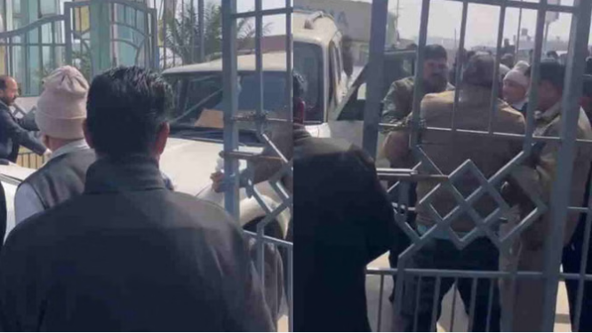 आरोग्यम सोसाइटी में विवाद, गाड़ियों में हुई तोड़फोड़, कई लोग घायल