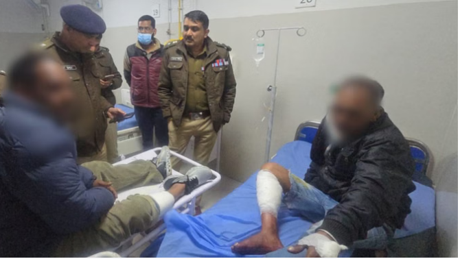 देहरादून अर्जुन हत्याकांड: मुठभेड़ के दौरान शूटर और सहयोगी गिरफ्तार, बदमाशों के पैर में लगी गोली