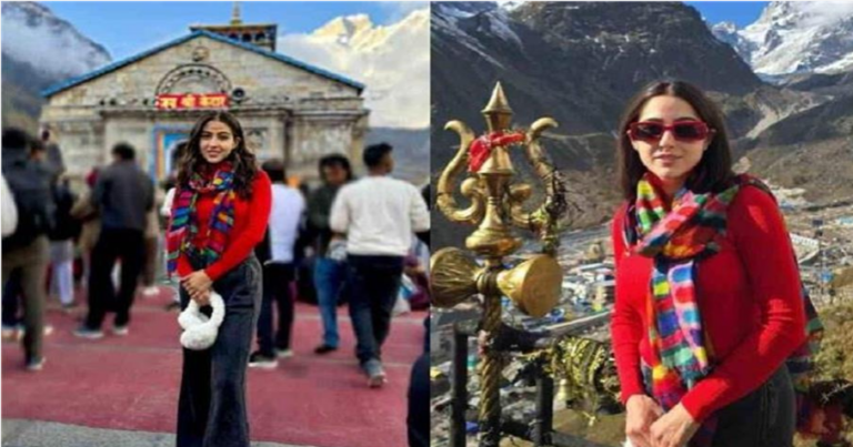 बॉलीवुड actress सारा अली ख़ान को केदारनाथ दर्शन के लिए देना होगा शपथ पत्र |