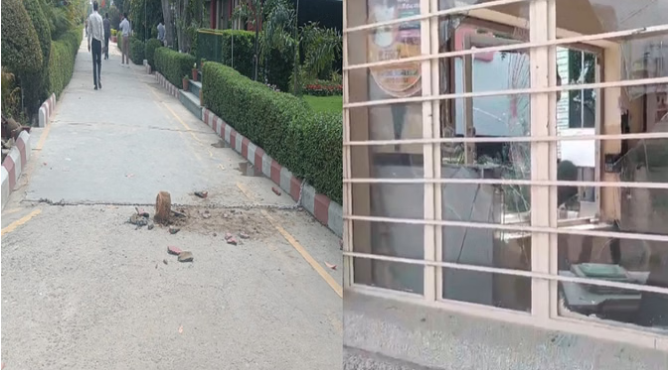 छात्रा की मौत के बाद छात्रों का फूटा गुस्सा, महाविद्यालय में हंगामा और तोड़फोड़; पुलिस ने संभाला मोर्चा