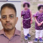 सीसीटीवी में कैद हुई वारदात: पिता पर दो बेटियों की हत्या का आरोप