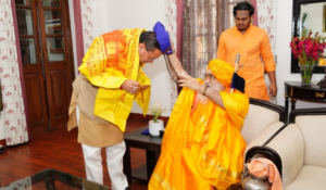 केदारनाथ धाम के रावल ने मुख्यमंत्री धामी से की भेंट, पुनर्निर्माण-विकास कार्यों की जानकारी साझा की