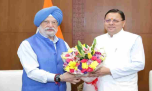 दिल्ली में सीएम धामी और हरदीप सिंह पुरी की अहम बैठक