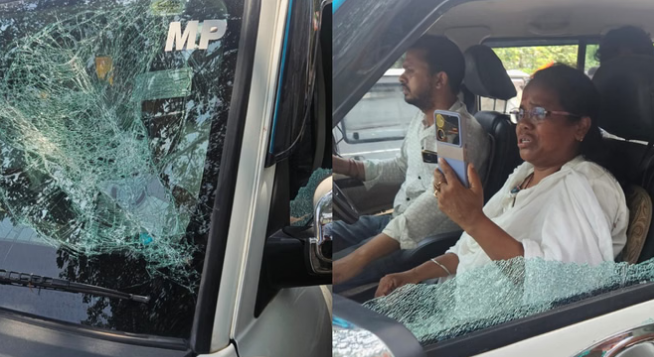 मिताली बाग की कार पर हमला, टीएमसी ने भाजपा पर लगाए गंभीर आरोप