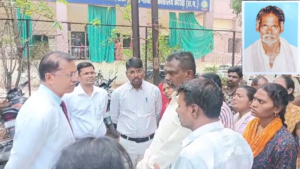 सरपंच की पिटाई से अस्पताल कर्मी की मौत, परिजनों का हंगामा