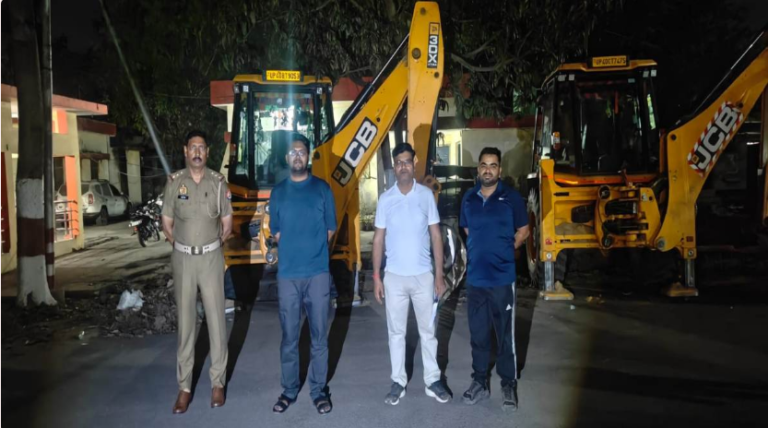 खनन माफिया पर बड़ी कार्रवाई: पुलिस ने जब्त किए जेसीबी और डंपर