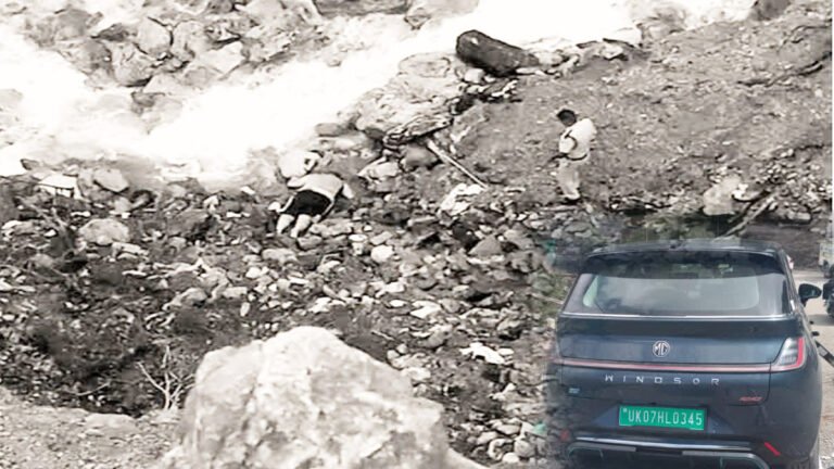 Mussoorie रोड पर गहरी खाई में मिला व्यापारी का शव, कार में शराब की आधी बोतल से बढ़ा रहस्य
