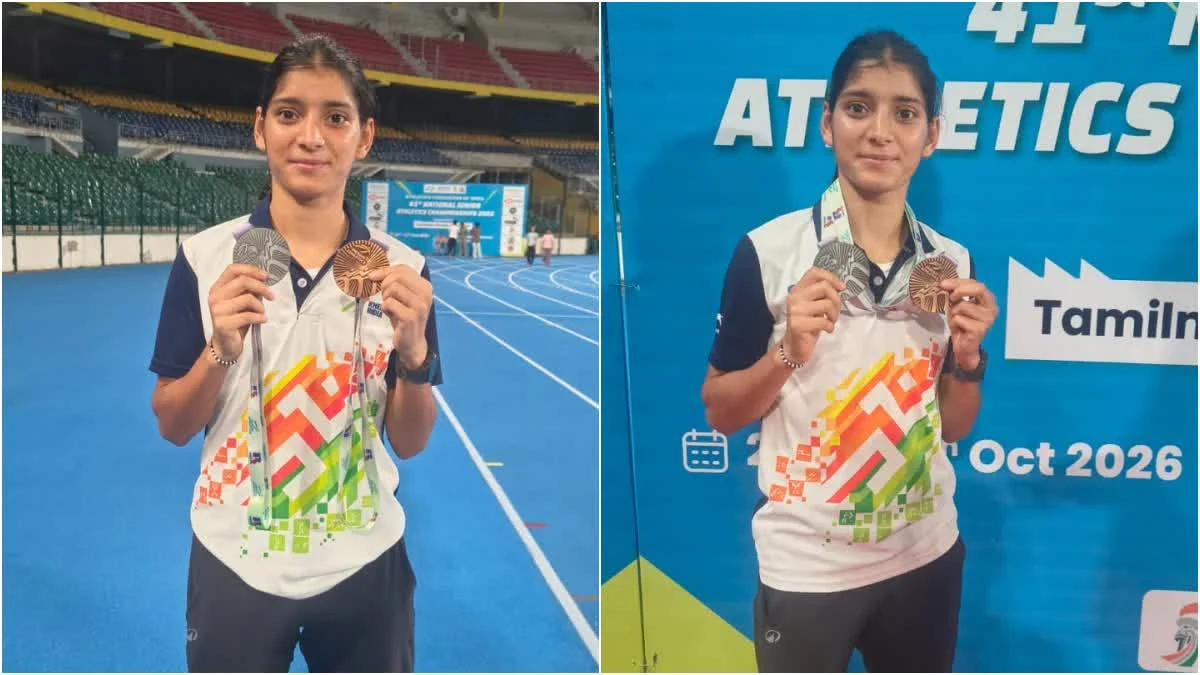Uttrakhand की रोशनी कालूड़ा ने नेशनल एथलेटिक्स में जीते 2 पदक, 5 हजार मीटर में सिल्वर और स्टीपल चेज में ब्रॉन्जउत्तराखंड की रोशनी कालूड़ा ने नेशनल एथलेटिक्स में जीते 2 पदक, 5 हजार मीटर में सिल्वर और स्टीपल चेज में ब्रॉन्ज